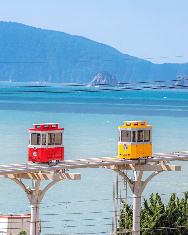Gamcheon · Teleférico y puente de Songdo · Blue Line Beach Train · APEC House
