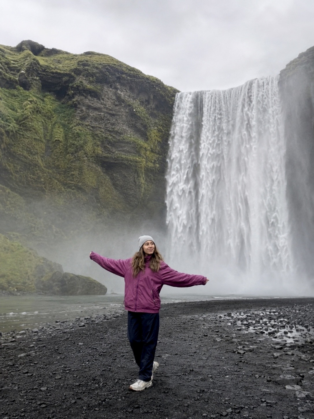 Skógafoss de frente